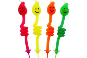 Świeczki urodzinowe "Uśmiechy na spiralach" 4/4