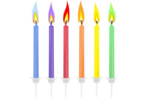 Świeczki "Kolorowe płomienie"
