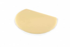 Skrobka duża zaokrąglona z tworzywa kość słoniowa 19,8x14,9  30002.37193