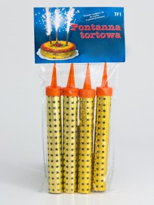 Zestaw "4 fontanny party " 10/12cm